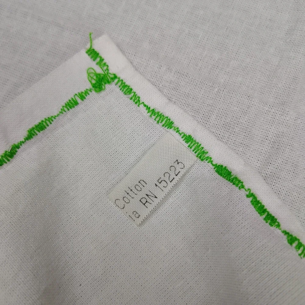 Vintage Embroidered Kitchen Towel Set (5) Floral Fruits Cross Stitch LARGE 21x36
